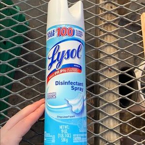 Lysol disinfect Spay (please read description)
